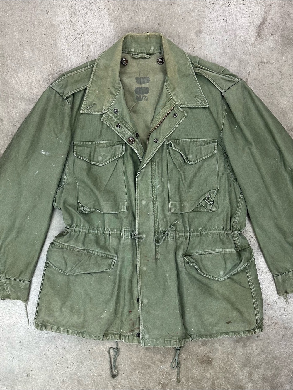 Vintage Distressed 50’s US Army M-51 Field Jacket